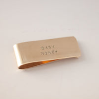 Cash Money money clip, back