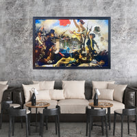 Money Breakthrough with Liberty Leading the People Painting