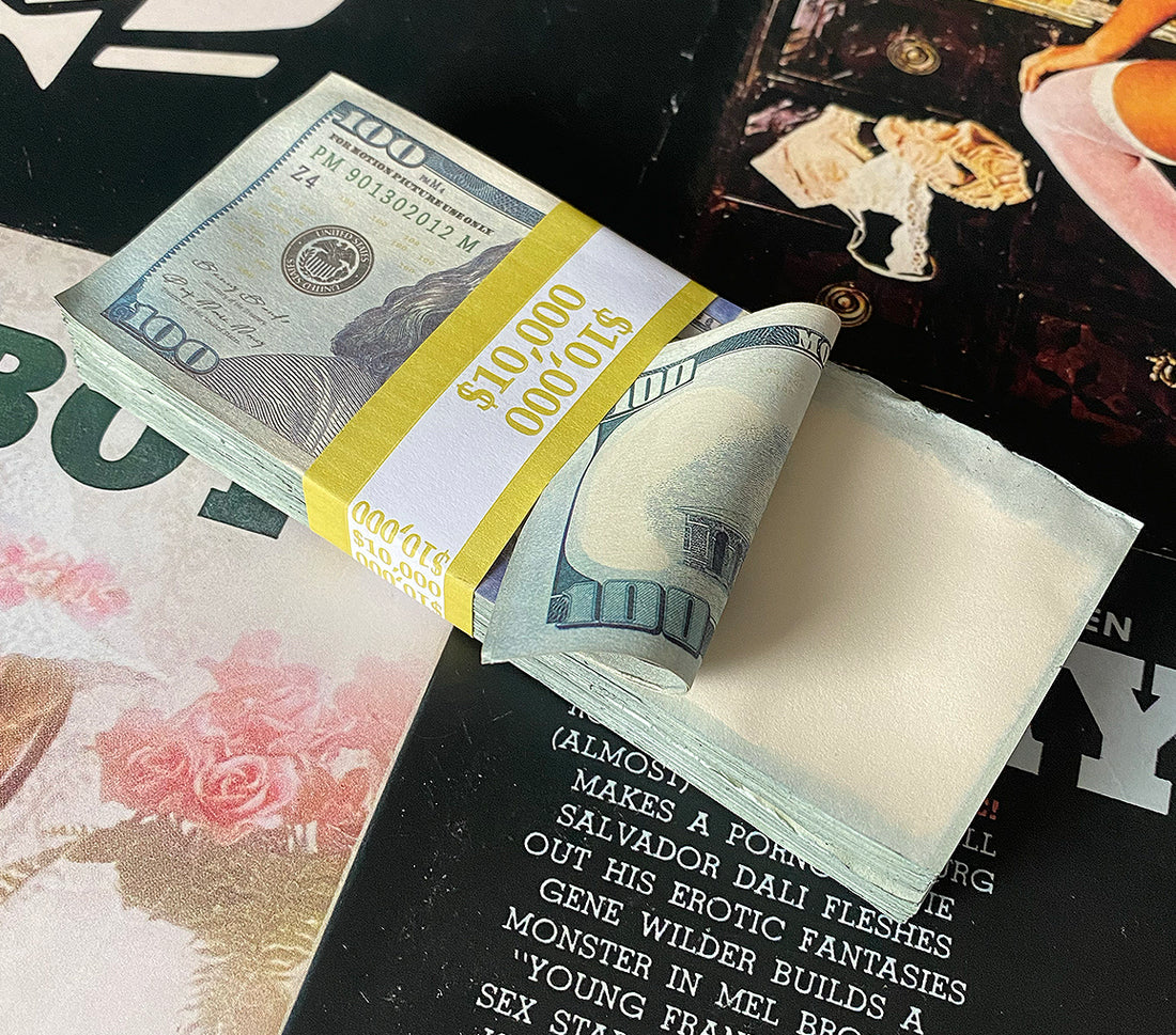 $10,000 Aged Prop Money - Blank Filler