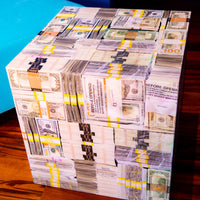 hush money table in living room