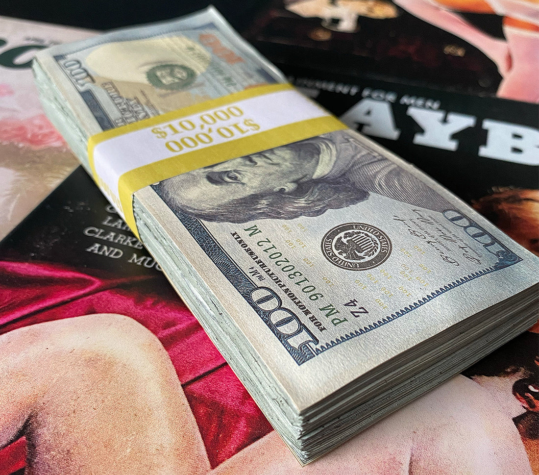 $10,000 Aged Prop Money - Blank Filler