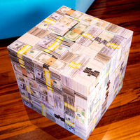 top view of a modern fun money table