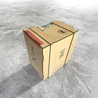 1 Million Self-made Crate Money Stool