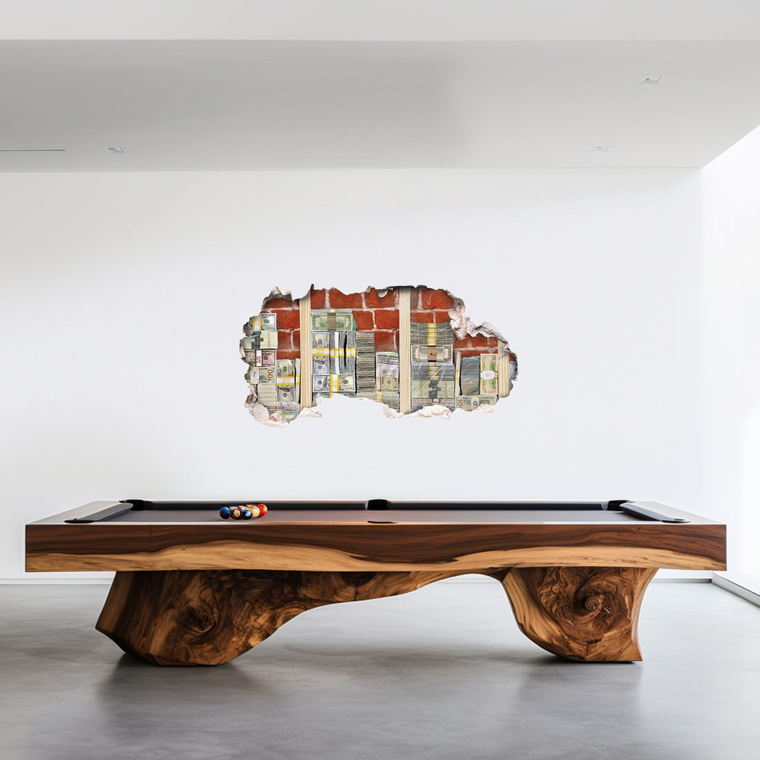 The House is the Safe - Money Stack Narco Wall
