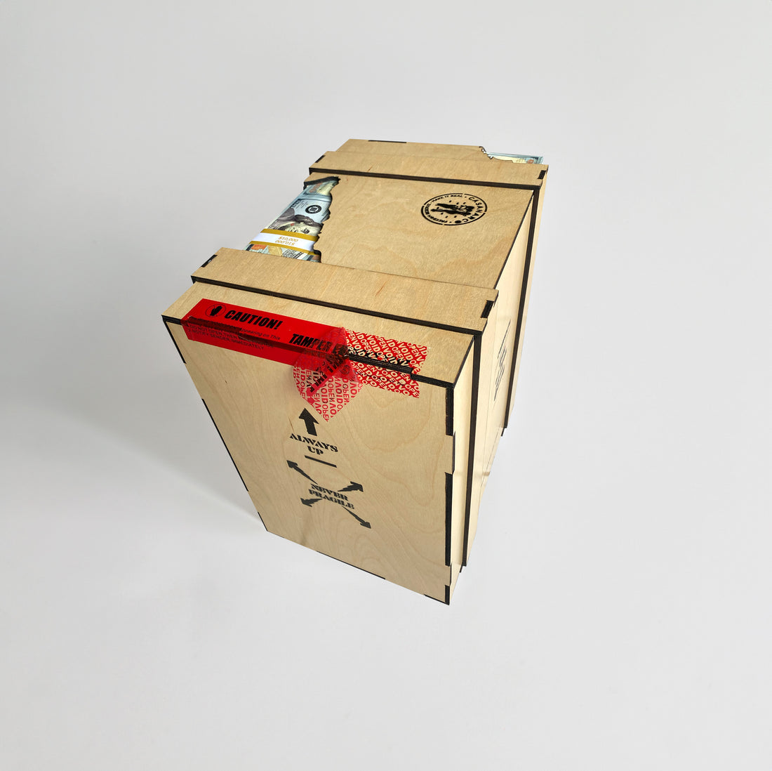 1 Million Self-made Crate Money Stool