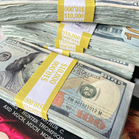 $50,000 Vintage Look Money With Money Bag - Blank Fillers