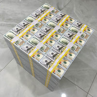 top view of a money coffee table with front and back sides of dollars