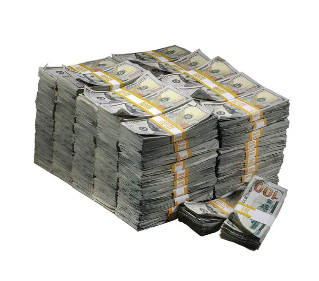 $1,000,000 Aged Prop Money - Full Print