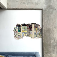 wall with money decal super realistic fake stacks