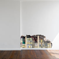 fun money decal on the wall