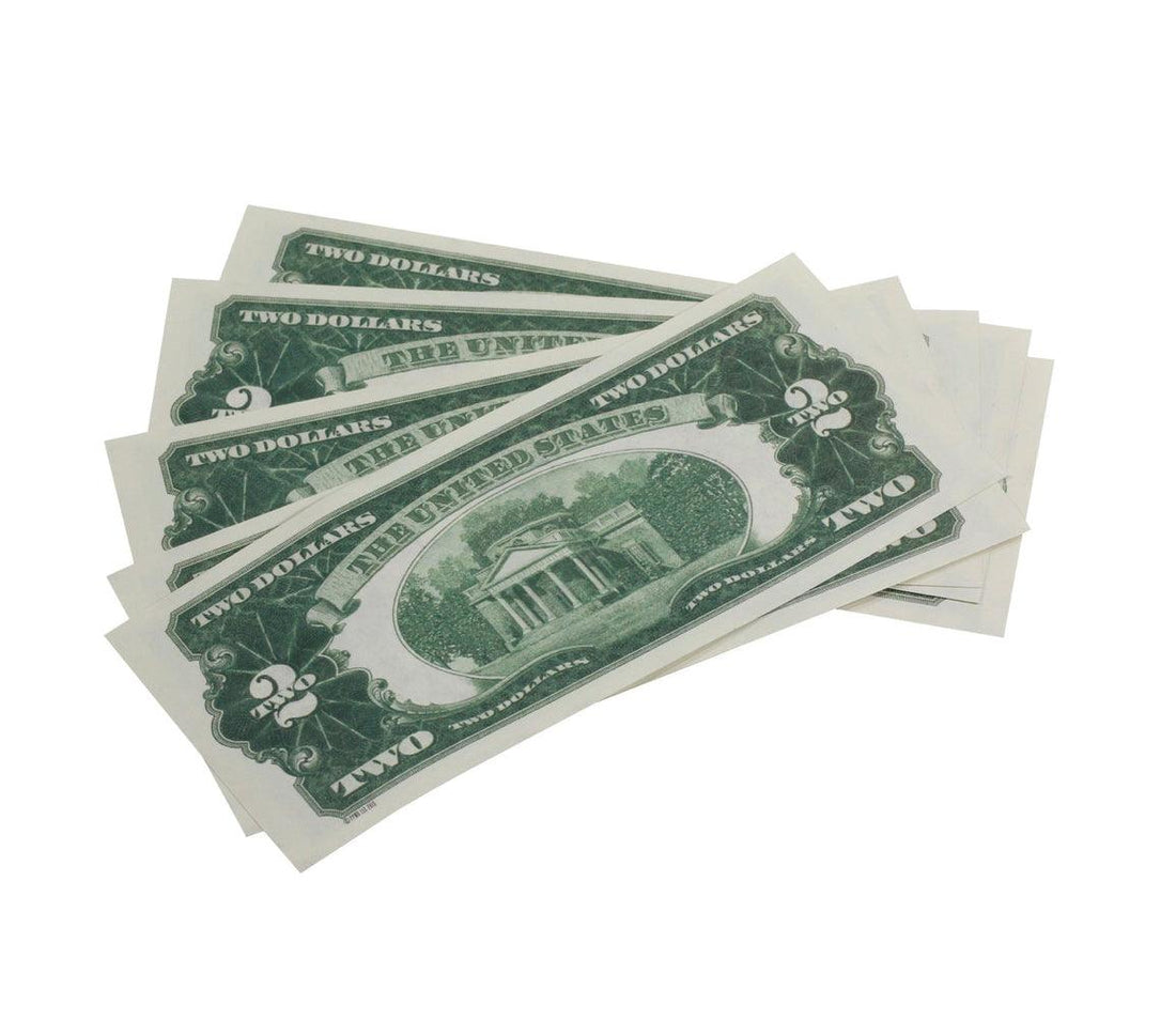 1920s Series Vintage $2 Bills - Full Print - casanarco