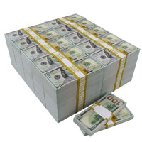 $1,000,000 New Money Blank Filler Prop Money Package - casanarco