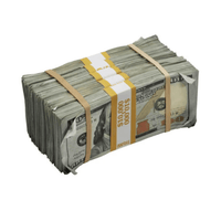50k movie production stack money with rubber band