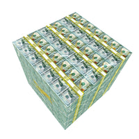shinny money table with tiger stamp