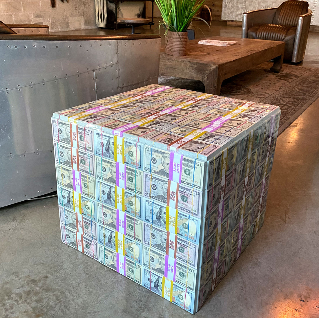 Cool creative furniture money table