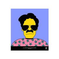 Escobart Simpson Metal Print