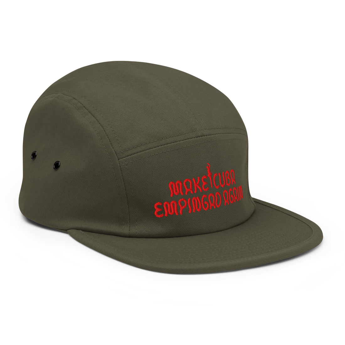 Make Cuba Empingao Again Tropicana Five Panel Cap Embroidered