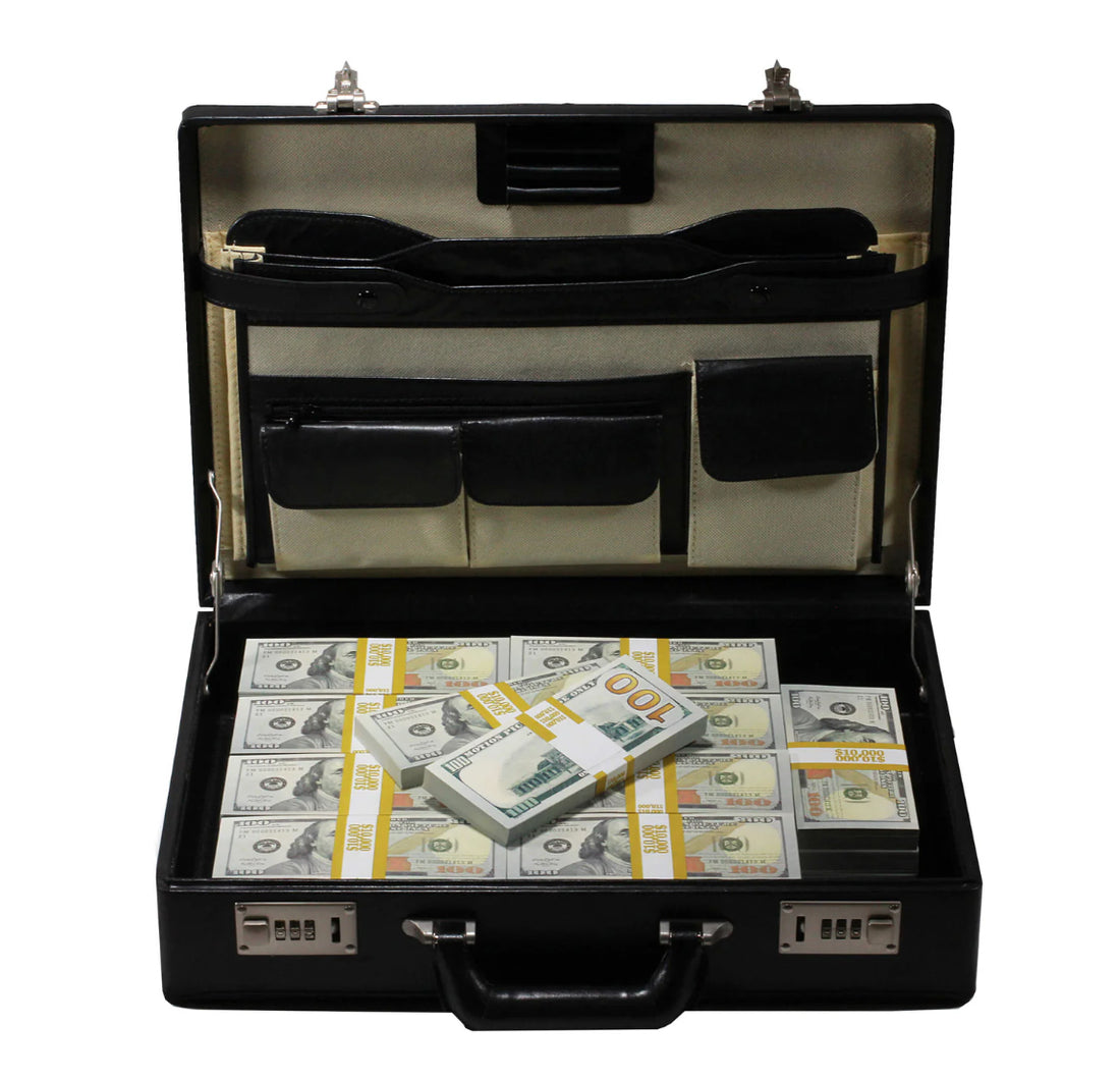 $500,000 Blank Filler Prop Money With Briefcase