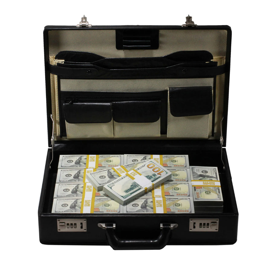 $500,000 Blank Filler Prop Money With Briefcase