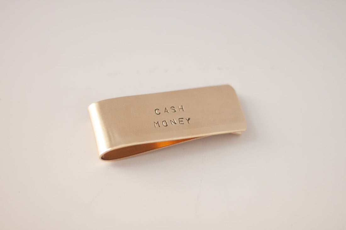 Cash Money money clip, back