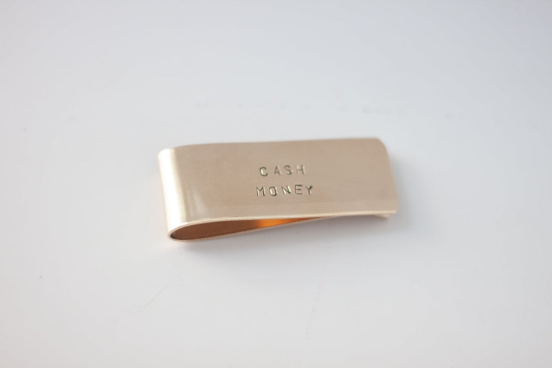 Cash Money clip, side view