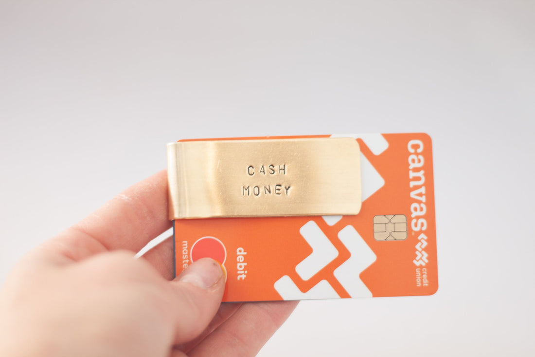 Cash Money clip on white