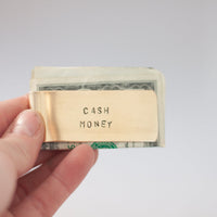 Cash Money money clip, front