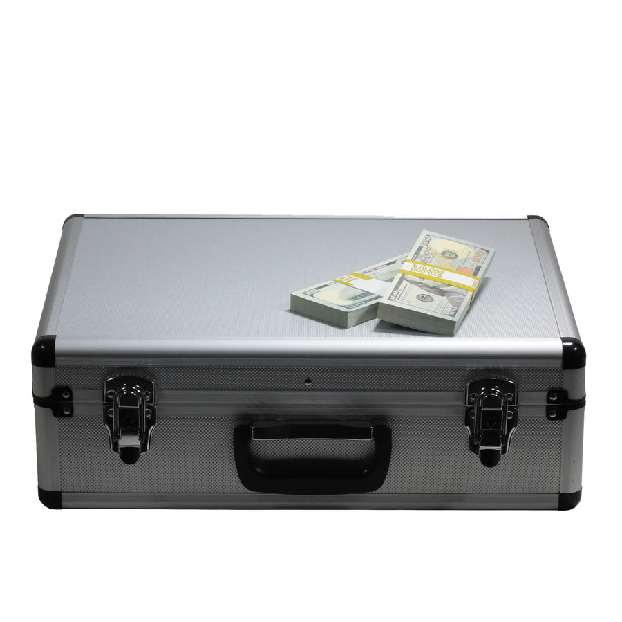 Narco Display – $750K Money Stacks with Silver Briefcase