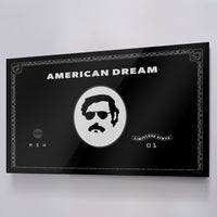 American Express Black Card Unlimited Metal Art