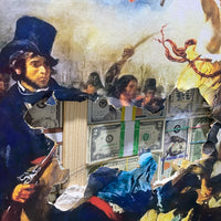 Money Breakthrough with Liberty Leading the People Painting