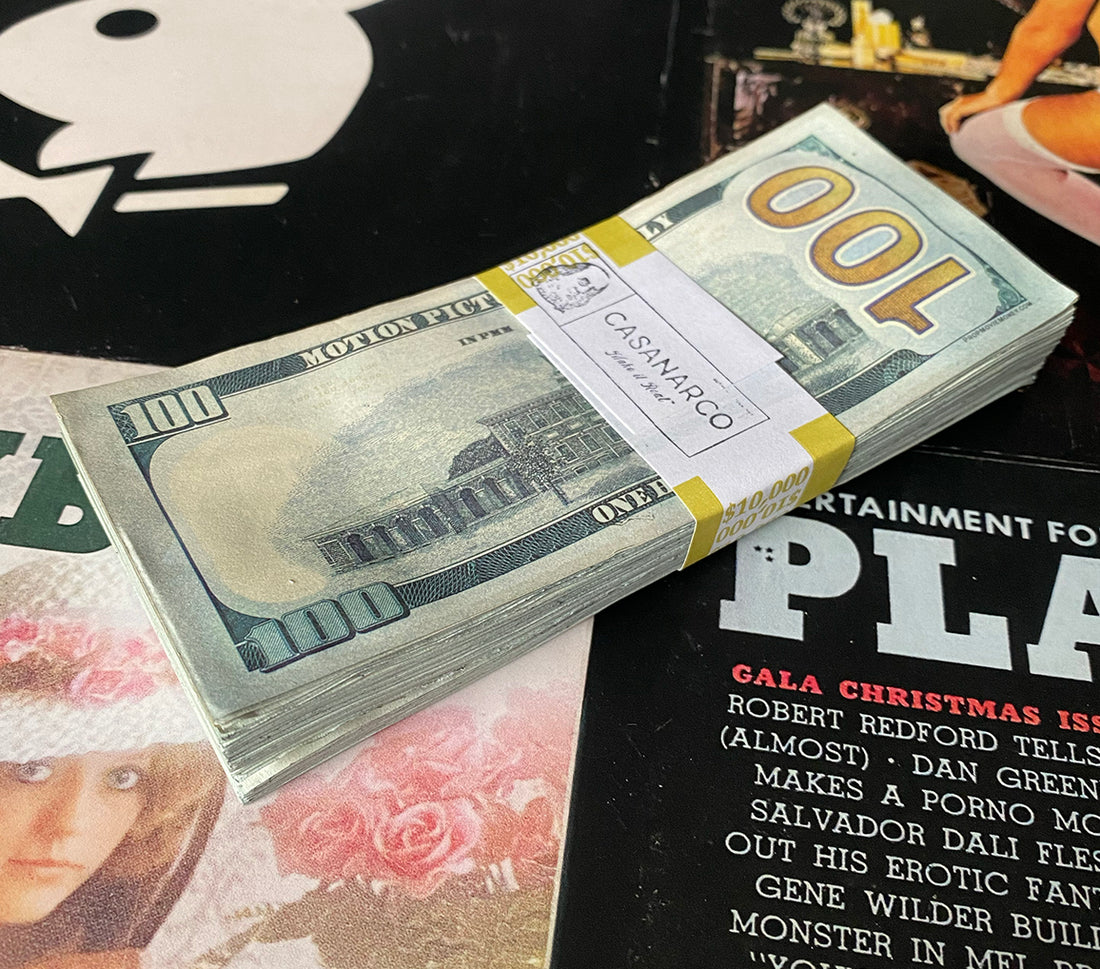 $10,000 Aged Prop Money - Blank Filler