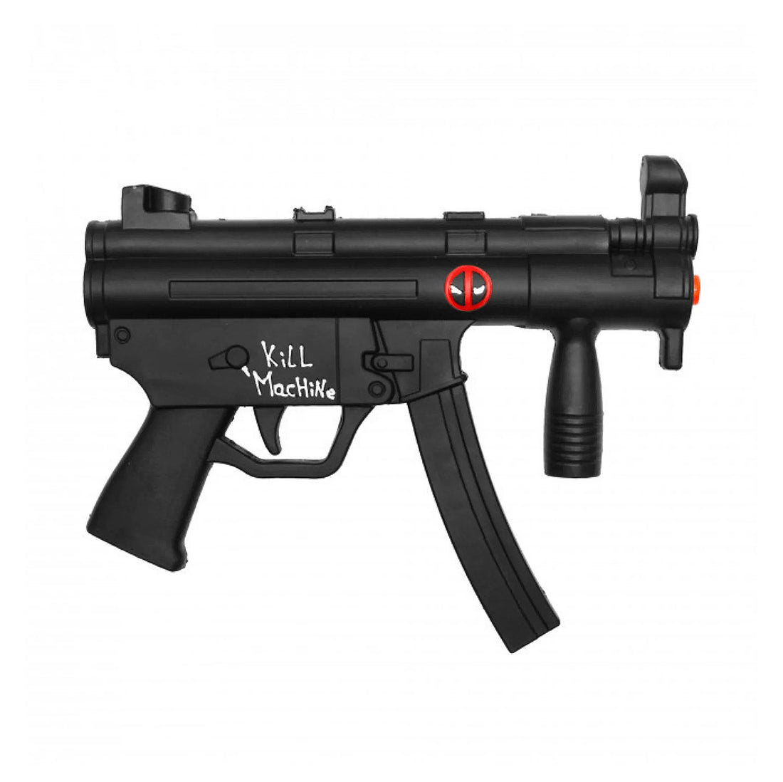 Deadpool’s Foam SMG Replica — Compact Foam Submachine Gun Prop for LARP, Cosplay, Film & Airsoft Training