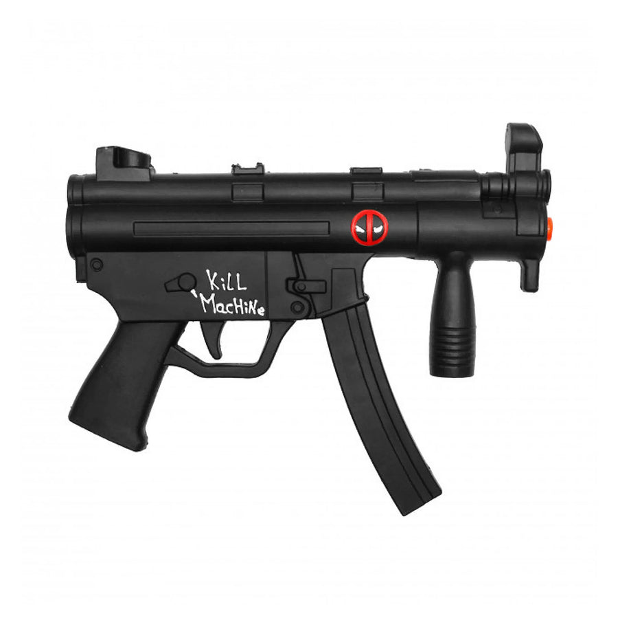 Deadpool’s Foam SMG Replica — Compact Foam Submachine Gun Prop for LARP, Cosplay, Film & Airsoft Training