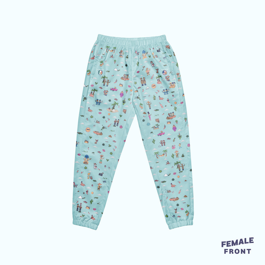 Pinche Gringo Narco Track Pants Sky Blue Edition