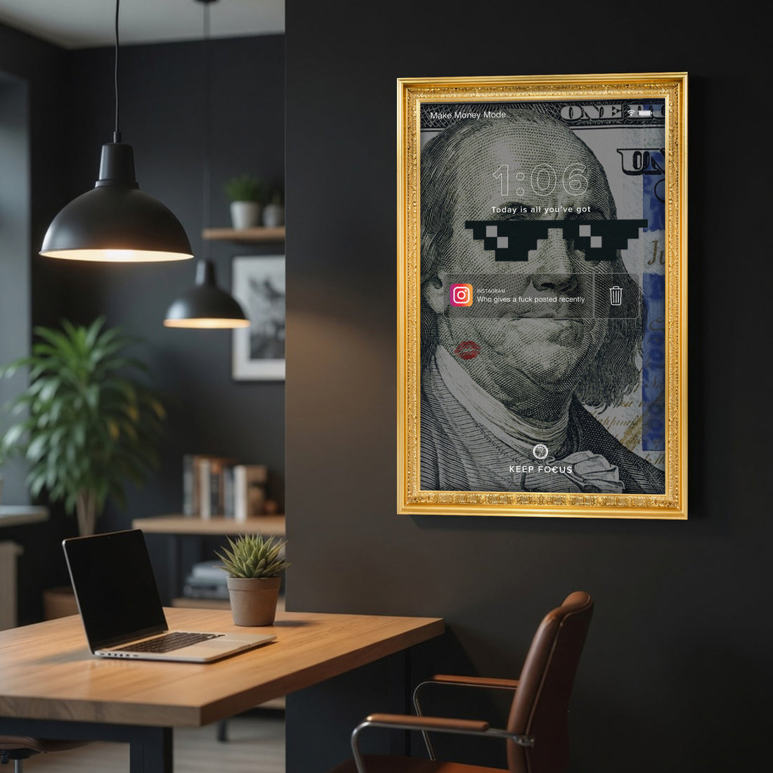 Keep Focus Art Poster