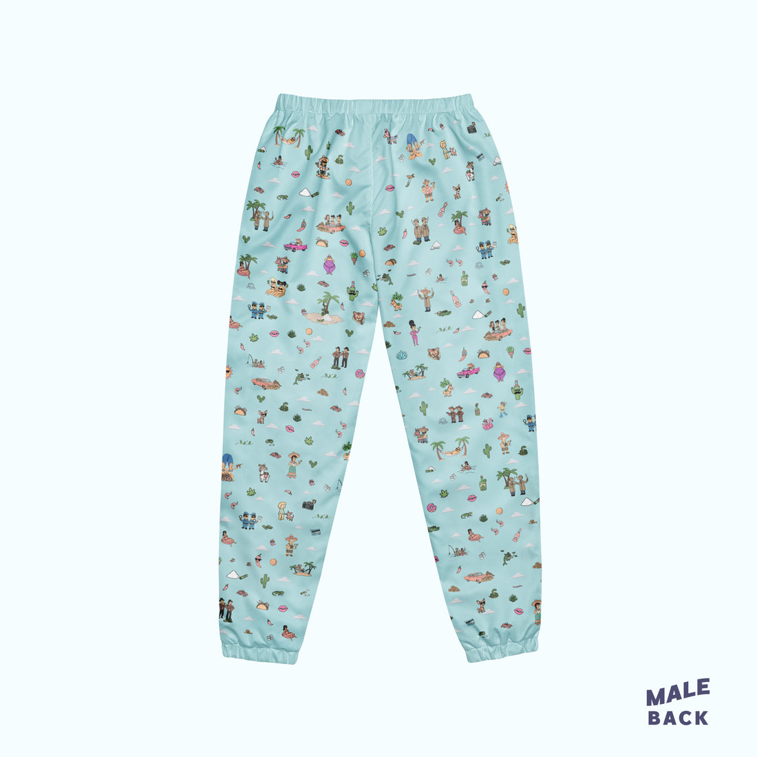 Pinche Gringo Narco Track Pants Sky Blue Edition