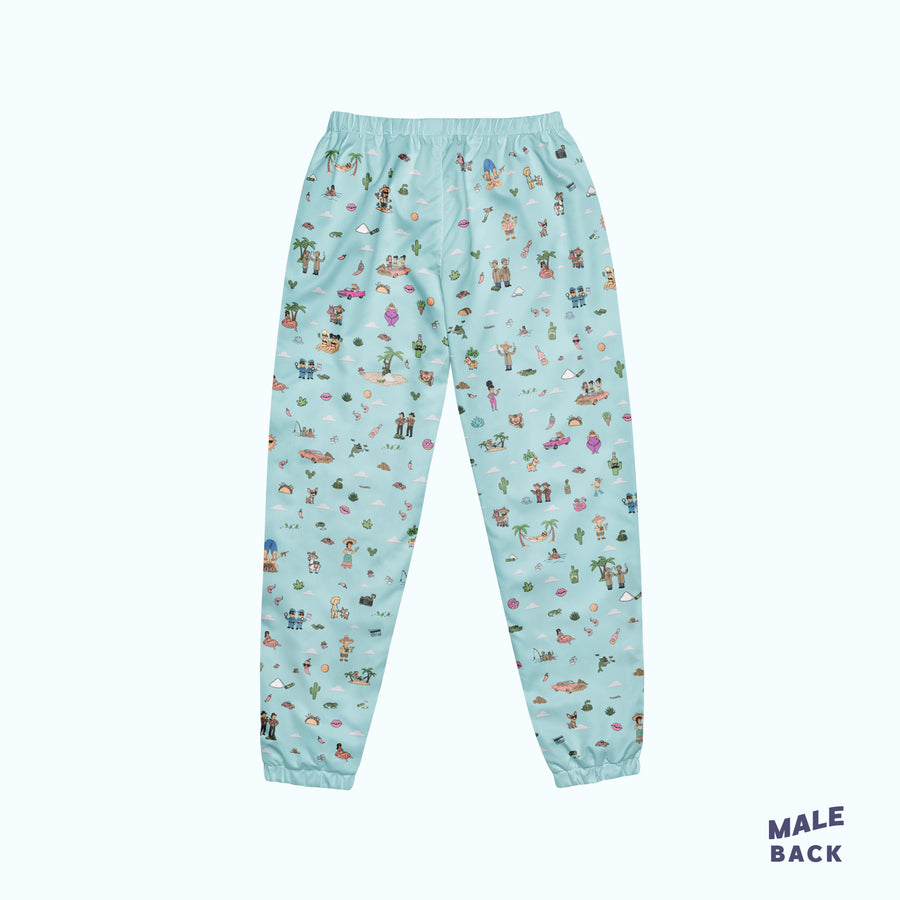 Pinche Gringo Narco Track Pants Sky Blue Edition