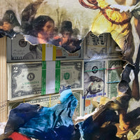 Money Breakthrough with Liberty Leading the People Painting