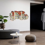 money wall decal in an office