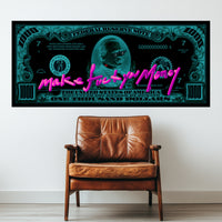 Thousand Dollar Bill FU Money Poster