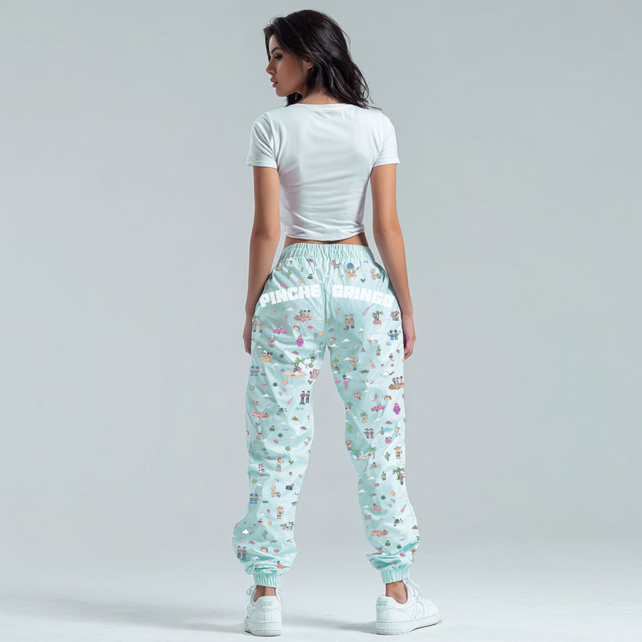Pinche Gringo Narco Track Pants Sky Blue Edition