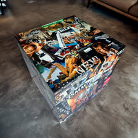 High Class Hustler Cube Playboy Collage Cocktail Table