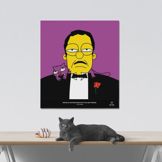Godfather Simpson Metal Print