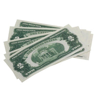 1920s Series Vintage $2 Bills - Full Print - casanarco