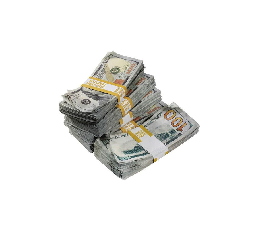 $50,000 Vintage Look Money With Money Bag - Blank Fillers - casanarco