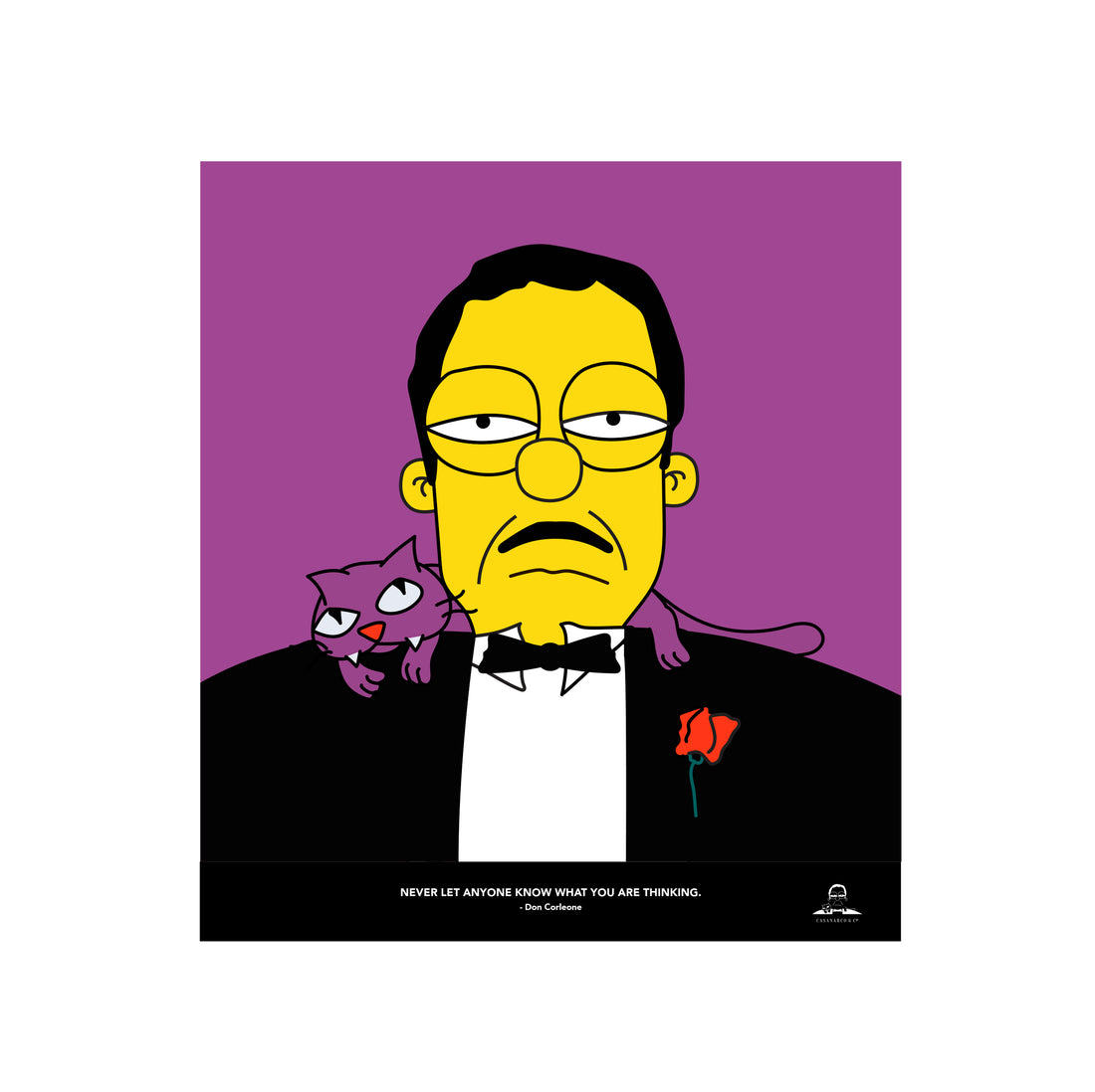 Godfather Simpson Metal Print