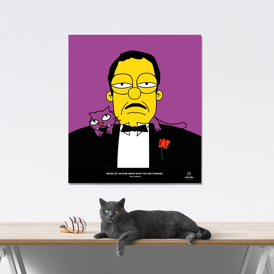 Godfather Simpson Metal Print