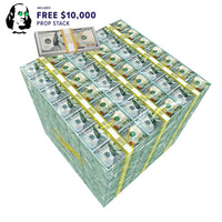 Money Table Furniture Cube side table with prop money 