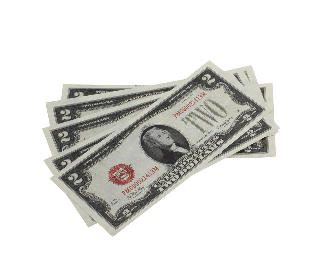 1920s Series Vintage $2 Bills - Full Print - casanarco